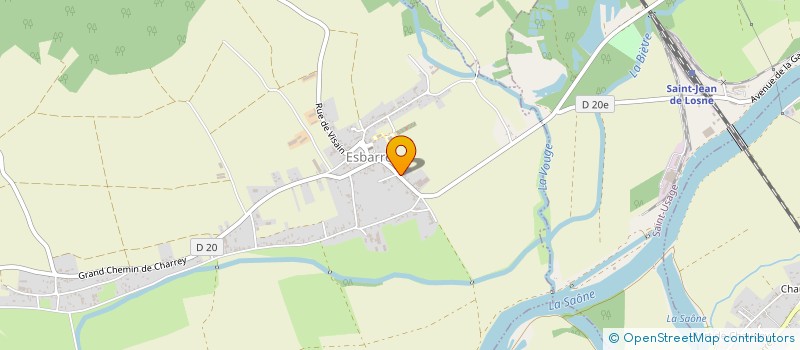 localisation de l'entreprise LES MINOTS D'ESBARRES  ESBARRES