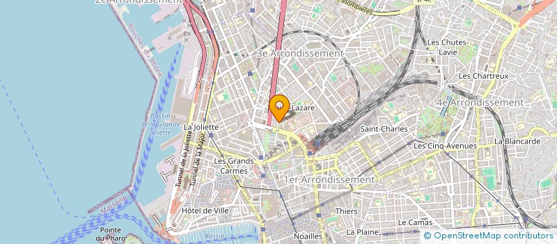 localisation de l'entreprise LES MINOTS DE L'AVENIR  MARSEILLE