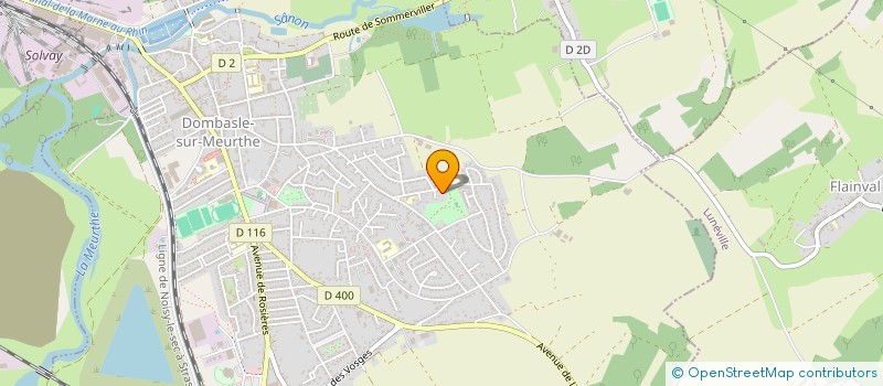 localisation de l'entreprise LES MINOTS DE PREVERT  DOMBASLE-SUR-MEURTHE