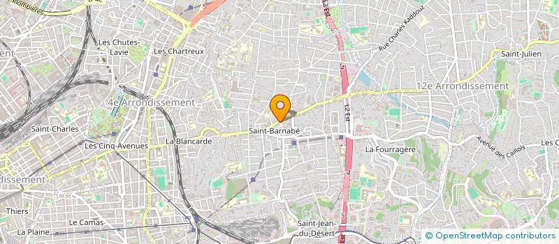 localisation de l'entreprise LES MINOTTES  MARSEILLE