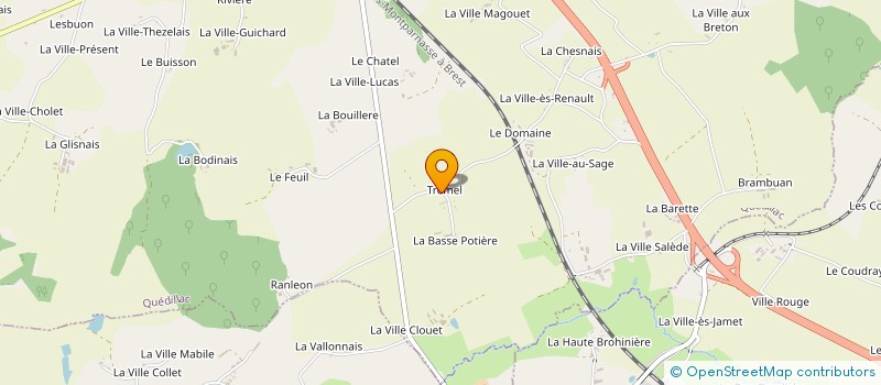 localisation de l'entreprise LES MINOUCHATS  MUEL