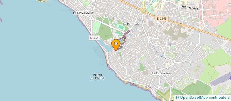 localisation de l'entreprise LES MINOUS à LES SABLES D'OLONNE