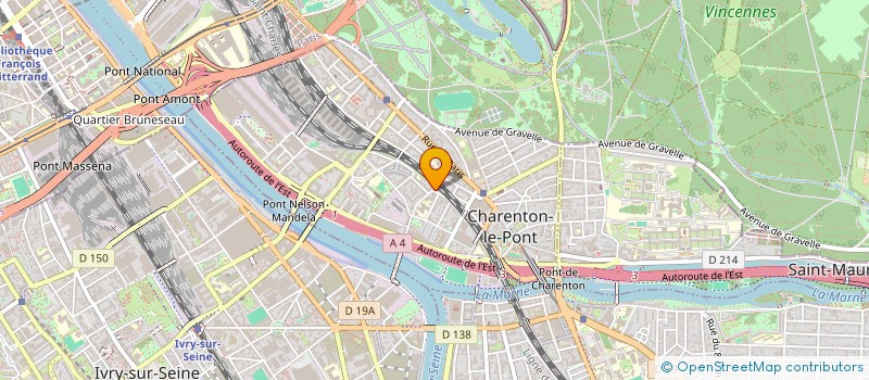 localisation de l'entreprise LES MINOUS OUBLIES  CHARENTON-LE-PONT