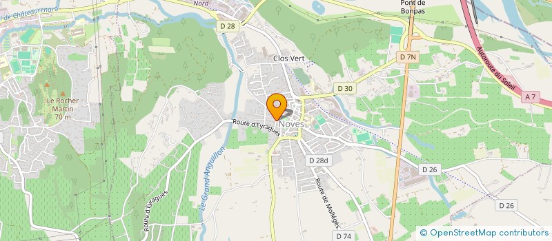 localisation de l'entreprise LES MINOVES  NOVES