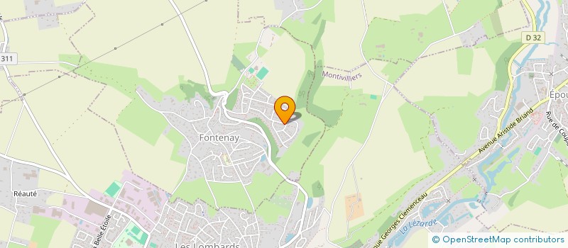 localisation de l'entreprise LES MINUSCULES & CIE  FONTENAY