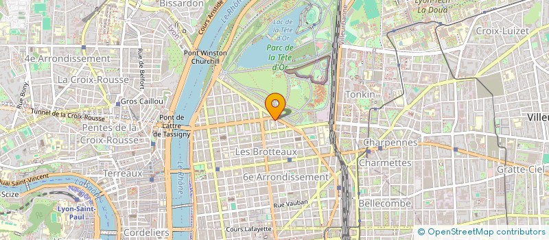 localisation de l'entreprise LES MINUTES DU PARC  LYON 9EME