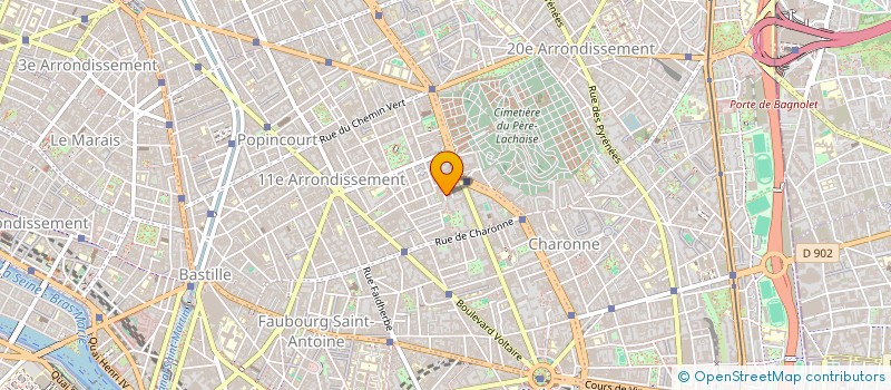 localisation de l'entreprise LES MIRABELLES  PARIS