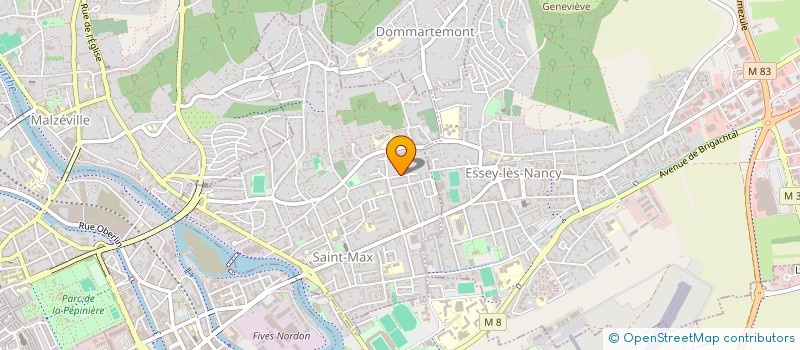 localisation de l'entreprise LES MIRABELLIERS  SAINT-MAX