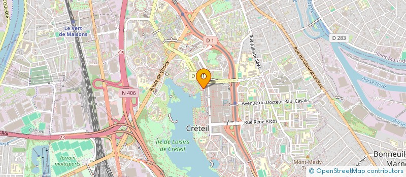 localisation de l'entreprise LES MIRADORS à CRETEIL