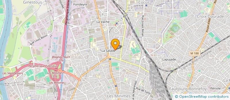 localisation de l'entreprise LES MIRETTES à TOULOUSE