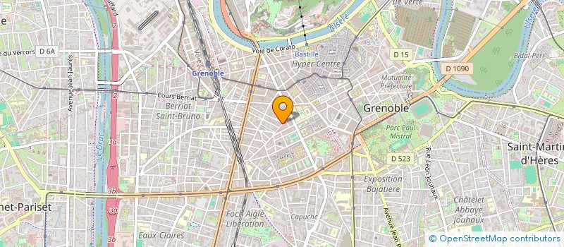 localisation de l'entreprise LES MIRETTES - GRENOBLE  GRENOBLE