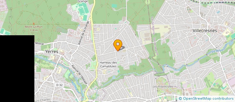 localisation de l'entreprise LES MIROIRS  YERRES