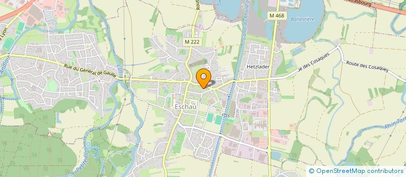 localisation de l'entreprise LES MISELES  ESCHAU