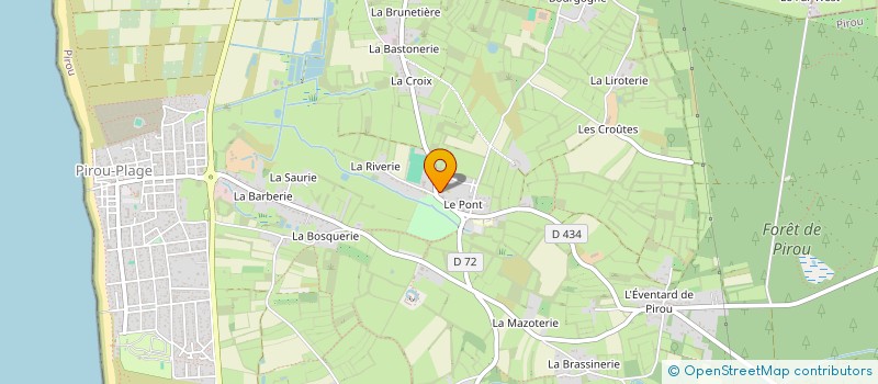 localisation de l'entreprise LES MISS PIROUAISES  PIROU