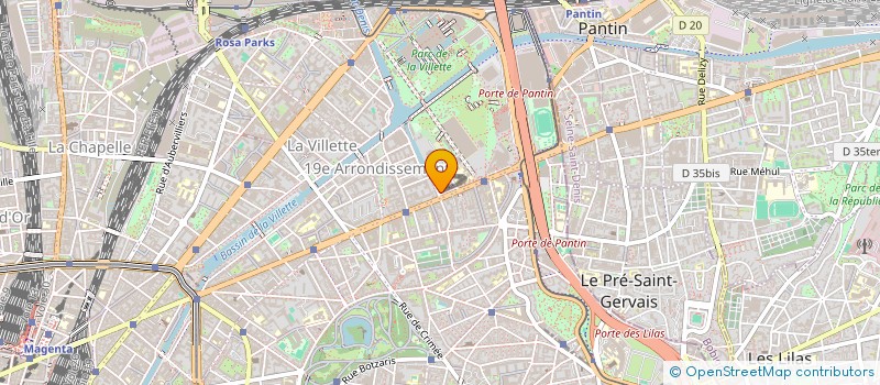 localisation de l'entreprise LES MISS T'HAIR  PARIS