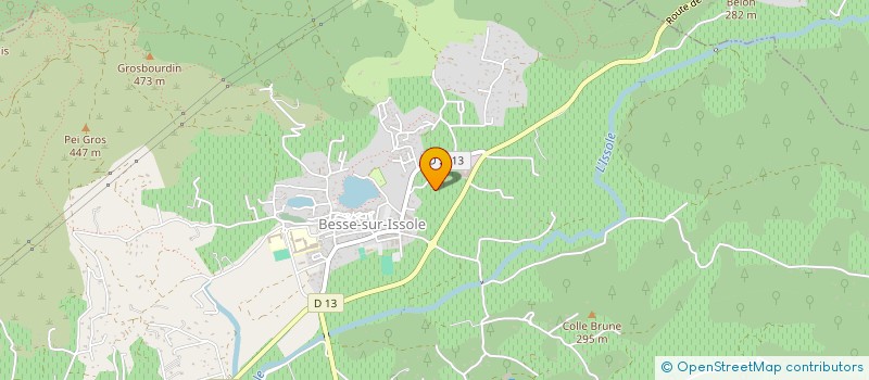 localisation de l'entreprise LES MISSIONNAIRES à BESSE-SUR-ISSOLE