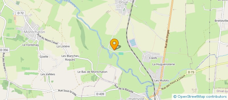 localisation de l'entreprise LES MISSTINGUETTES  ORVAL SUR SIENNE