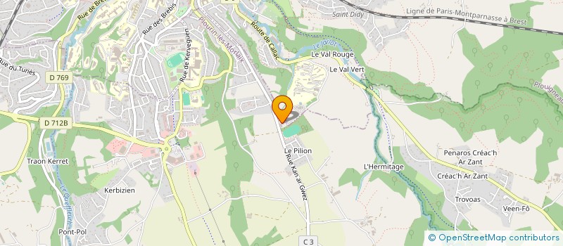 localisation de l'entreprise LES MISTOUFLES à SAINT-MARTIN-DES-CHAMPS