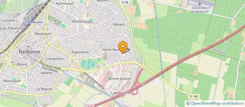 localisation de l'entreprise LES MITOUNES à NARBONNE