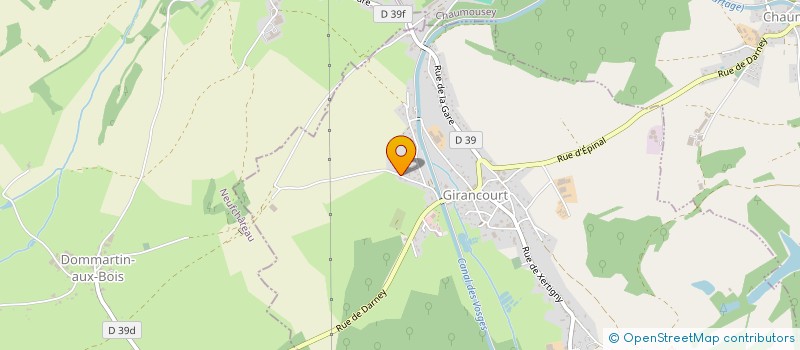 localisation de l'entreprise LES MITROCHES  GIRANCOURT