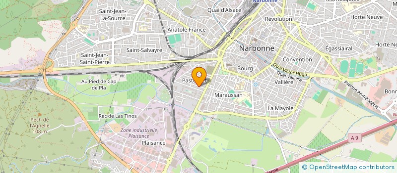 localisation de l'entreprise LES MIX CHROMATIQUES  NARBONNE