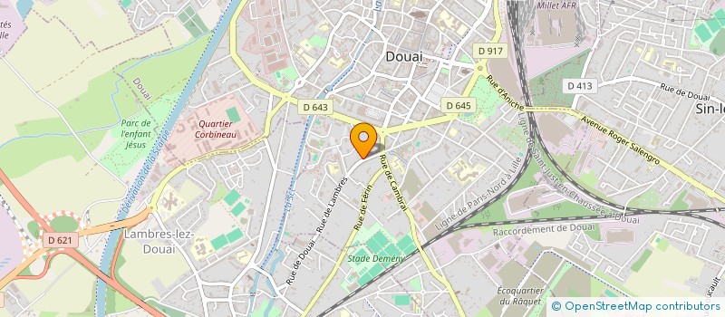 localisation de l'entreprise LES MOI(S) DANS L ART à DOUAI