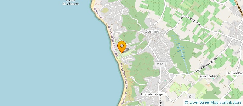 localisation de l'entreprise LES MOINEAUX  SAINT-GEORGES-D'OLERON