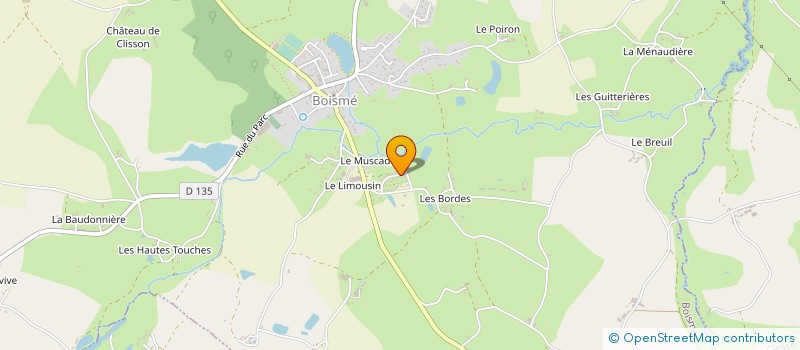 localisation de l'entreprise LES MOINEAUX  BOISME