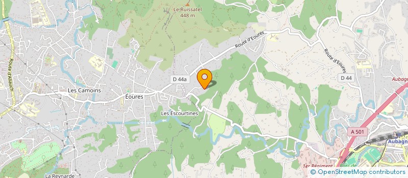 localisation de l'entreprise LES MOINEAUX à AUBAGNE