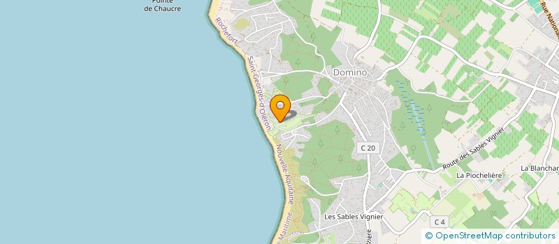 localisation de l'entreprise LES MOINEAUX IMMO  SAINT-GEORGES-D'OLERON