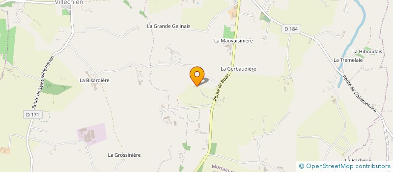 localisation de l'entreprise LES MOINES  SAINT-CLEMENT-RANCOUDRAY