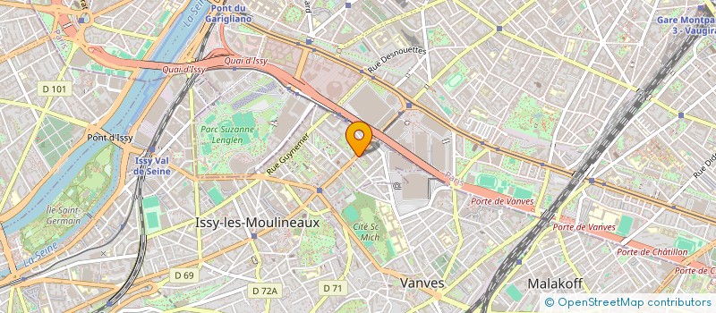 localisation de l'entreprise LES MOIRES à ISSY-LES-MOULINEAUX