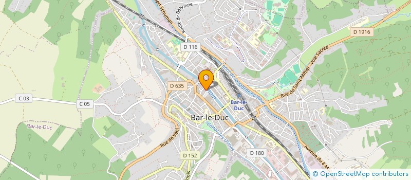 localisation de l'entreprise LES MOITIES SONT DES TIERS à BAR-LE-DUC
