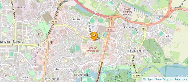 localisation de l'entreprise LES MOLETTES à VILLENEUVE-D'ASCQ