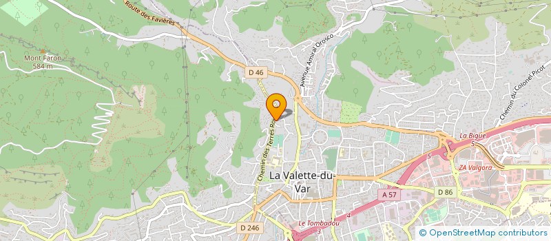 localisation de l'entreprise LES MOLIERES à LA VALETTE-DU-VAR