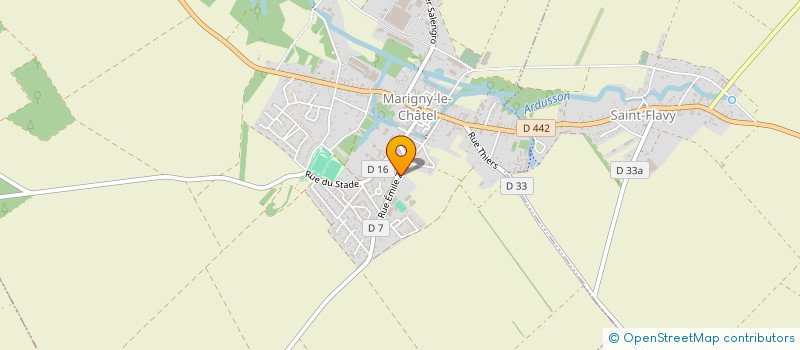 localisation de l'entreprise LES MOLLETS SOLIDAIRES  MARIGNY-LE-CHATEL