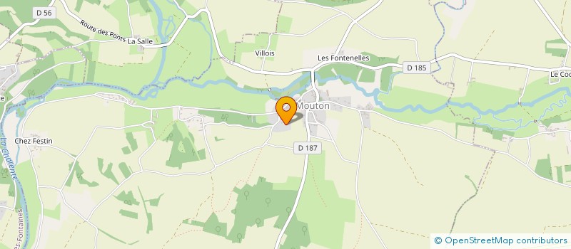 localisation de l'entreprise LES MOLTONAIS à MOUTON
