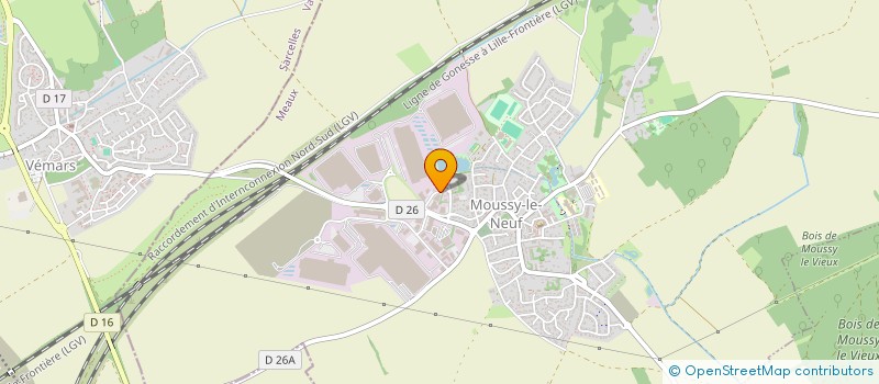 localisation de l'entreprise LES MOMENTS PRECIEUX  MOUSSY-LE-NEUF