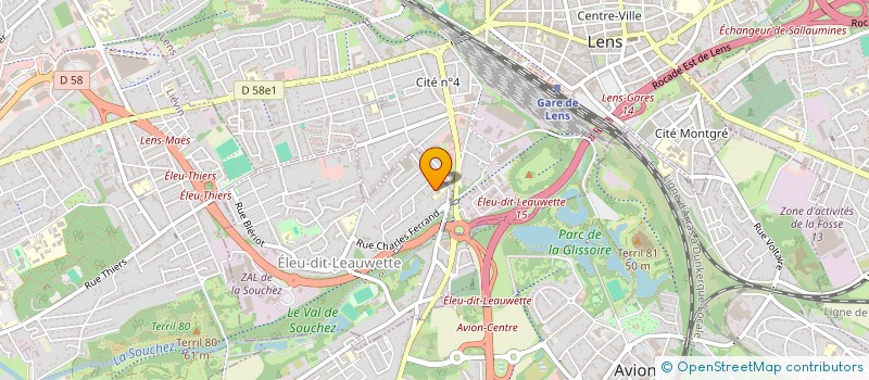 localisation de l'entreprise LES MOMES  ELEU-DIT-LEAUWETTE