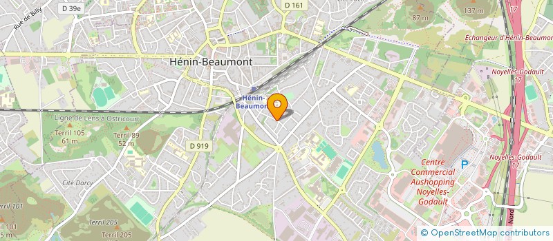 localisation de l'entreprise LES MOMES à HENIN-BEAUMONT