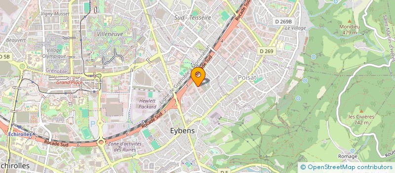 localisation de l'entreprise LES MOMES D ' ALICE  EYBENS