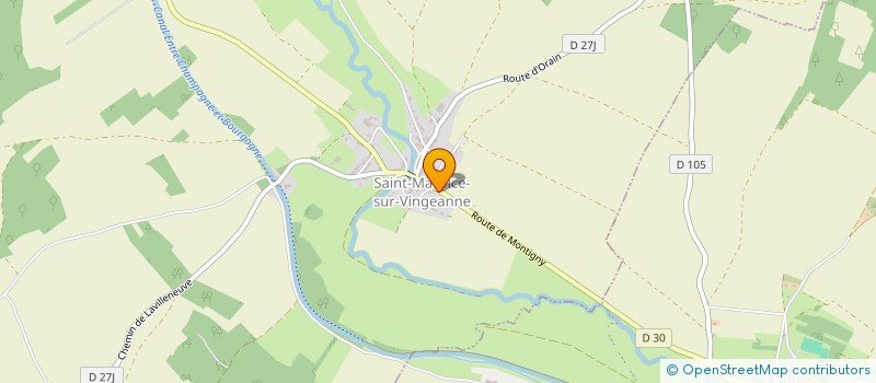 localisation de l'entreprise LES MOMES DU FONTENOIS  SAINT-MAURICE-SUR-VINGEANNE