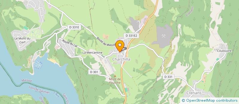 localisation de l'entreprise LES MOMES EN SAPEY  CHARCHILLA