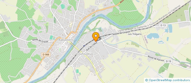 localisation de l'entreprise LES MOMS  COUFOULEUX