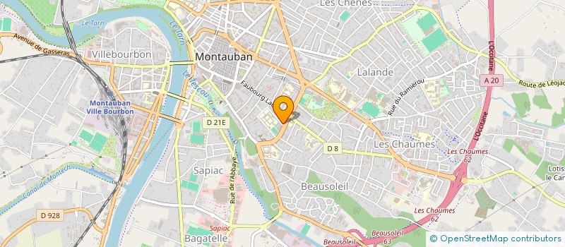 localisation de l'entreprise LES MONCHALBANAIS  MONTAUBAN