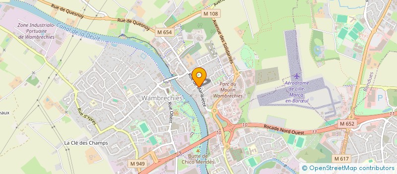 localisation de l'entreprise LES MONDES NUMERIQUES à WAMBRECHIES