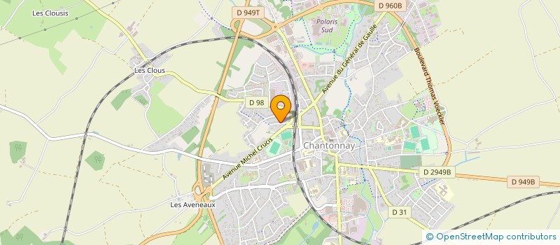 localisation de l'entreprise LES MONEDIERES  CHANTONNAY