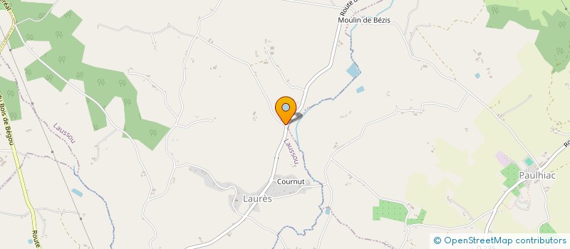 localisation de l'entreprise LES MONFLANQUINES  LAUSSOU