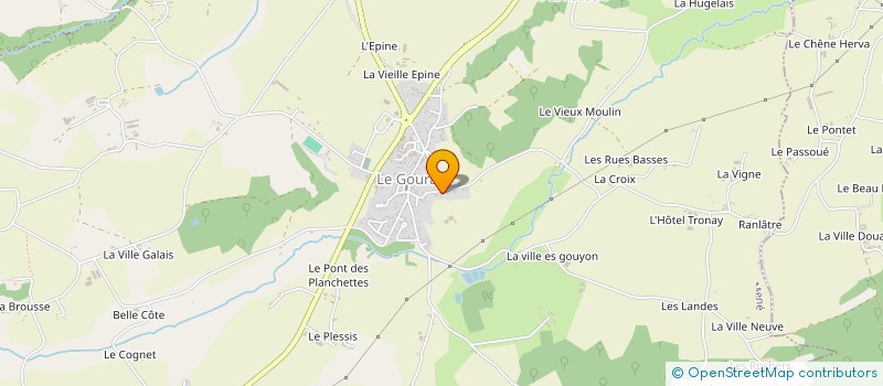 localisation de l'entreprise LES MONIQU'HARD à LE MENE