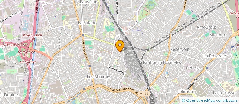 localisation de l'entreprise LES MONIS à TOULOUSE